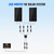 ECO-WORTHY 2 to 4 Integrated Solar Y Branch Parallel Connector Kit