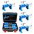 SIIIXS 4-Pack Blue Cabinet Clamps,Face Frame Clamps for Installing Cabinets