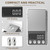 SKEAP Digital Coin Scale, Gram Scale 0.01g Accuracy for Coin Collectors, Bank Tellers and Home Use, Ideal Scale for Gold and Jewelry, 200g Capacity with Calibration Weight