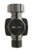 Corvid Water Flow Meter with Brass Inlet Metal Thread, Measure Gallon/Liter Consumption and Flow Rate for Outdoor Garden Hose Watering, RV Water Tank Filling, Lawn Sprinkler and Nozzle Sprayer