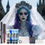 PASNOWFU White Light Blue Face Paint, Halloween SFX Costume Makeup Kit