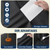 Zenyao Leather Repair Patch Tape - Self Adhesive Leather Repair Kit for Car Seat Furniture, Heavy Duty Vinyl Repair Patch for Couch Sofa, Waterproof for Rips Scratches Tears, 3x60 Inch Roll, Black