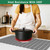 GUUKIN Sink Protectors for Kitchen Mat - 29.7“x15.5” Silicone Kitchen Sink Mat Grid for Bottom of Farmhouse Stainless Steel Porcelain with Center Drain（Grey）