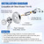 1 Pack Tub and Shower Rebuild Kit, Compatible with Mixet(Chrome Handle）