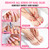 Golashfun Nail Polish Remover Steamer Machine With Soaking Bowl, Pink