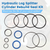 "Hydraulic Log Splitter Cylinder Rebuild Seal Kit, 27 Ton Log Splitter Parts | 4. Size: For 4.5""Bore X 1.75"" Rod Cylinder"
