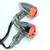 MISS MOLY Chrome Motorcycle LED Turn Signals RED Light Brake Running Tail Light Bullet