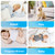 Brosive Washable Bed Pads for Adults, Kids (30" x 36"|4 Pack), Waterproof and Machine Washable Large Pee Pads with 8 Cup Absorbency
