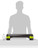 Tone Fitness Aerobic Step, Yellow | Exercise Step Platform
