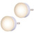 Lights By Night Night Lights Plug into Wall, 2-Pack, LED Plug in Nightlight