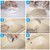Tub, Tile and Shower Repair Kit (Color Match), 3.7oz Fiberglass Repair Kit, Porcelain Repair Kit White/Almond/Black/Bone/Bisque/Biscuit/Grey/Cream/Off White/Beige, Odorless Bathtub Paint