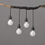 BRIGHTTIA Black Plug-in Swag Pendant Light Fixture - Lamp Shade Ready Hanging E26 Threaded Socket with 15 Feet Cord Set and in-Line Switch - Industrial Vintage DIY Lighting (BP0021-1KP)