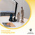 LumiCharge LED 6 in 1 Desk Lamp and Phone Charging Dock - Qi Wireless Charging pad 10W, Touch Control, Motion Light, Clock w/LED Display | Compatible with All Phone Models and Smart Watches | Black