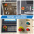 mxuteuk Momentary Start Stop Switch Push Button + 1NC Red Mushroom Latching Emergency e Stop Switch Station Box Pushbutton Switch HZ-JTSS