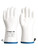 LANON Liquid Silicone Oven Mitt,Heat Resistant,Coral Air Liner,White,XLarge