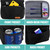 Tiblue Insulated Lunch Bag for Women/Men, Reusable Lunch Box for Office Work School Picnic Beach, Leakproof Freezable Cooler Bag with Adjustable Shoulder Strap for Kids/Adult(Medium, Retro Green)
