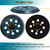 5" 8 Hole Hook and Loop Replacement Sanding Pads for Makita 743081-8/743051-7 Compatible with Makita BO5010 BO5030K BO5031K BO5041K Sander