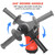 AOBEN Rotary Hammer Drill with Vibration Control and Safety Clutch,13 Amp Heavy Duty 1-1/4 Inch SDS-Plus Demolition Hammer for Concrete-Including 3 Drill Bits,Flat/Point Chisels.