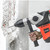 AOBEN Rotary Hammer Drill with Vibration Control and Safety Clutch,13 Amp Heavy Duty 1-1/4 Inch SDS-Plus Demolition Hammer for Concrete-Including 3 Drill Bits,Flat/Point Chisels.