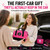 Pretty Pink Roadside Emergency Kit for Women & Teen Girls - Heavy-Duty Jumper Cables, First Aid Kit, Safety Tools, Flashlight, Ice Scraper - Complete Car Safety Bag