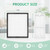 Replacement C+D Filter Kit Compatible with Idylis IAP-10-280 Air Purifier