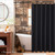 Fabric Shower Curtain Liner 72"W x 84"L-Black Extra Long Shower Liners