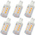 LeMeng 3W T10 Wedge Base 921 LED Light Bulb,2700K Warm White,12VAC/DC Landscape Garden Patio Path Driveway Malibu,Automotive Car RV Camper Trailer Motorhome Marine Boat Dome Fixture Lighting-6 Pack