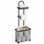 X-cosrack Freestanding Toilet Paper Holder Toilet Tissue Rack Scroll Stand Roll Dispenser with Storage Shelf Reserve for Phone Tablet Magazine Bathroom Organizer Bath Tissue Organizer (Black)