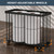 X-cosrack Freestanding Toilet Paper Holder Toilet Tissue Rack Scroll Stand Roll Dispenser with Storage Shelf Reserve for Phone Tablet Magazine Bathroom Organizer Bath Tissue Organizer (Black)