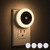 Briignite LED Night Lights Plug into Wall [4 Pack] Plug in Night Light Warm