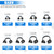 Glarks 121Pcs 8 Size Heavy Duty Black Double Gripping Nylon Hose Clamps Set, 6.1-26.1mm Plastic Snap Ratcheting Clamps Assortment Kit (Black 121Pcs)