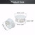 10Pcs Hole Plugs White 1 Inch (25mm) Plastic Hole Plug Cover