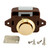 OCGIG 5 PCS Keyless Push Button Catch Door Knob Lock for RV Caravan Cabinet Boat Motor Home Cupboard,Brown Gold