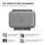 Hide a Key Outside with our Grey Magnetic Box, Our Waterproof Air-Tight Magnetic Key Box for Under Car Stays Secure with 2 Strong Neodymium Magnets