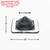 Dektite Metal Roof Pipe Flashing Boots Kit - Comes With Free Screws, Hex Bit Diver, and Pair of Nitrile Coated Gloves (#1, Black - Square Base)