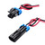 16 AWG 2 Pin Waterproof Connector, 2 Wire Automotive Electrical Connector