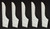JSP Manufacturing Black or White Dock Piling Line Holder Hook - Store Your Dock Lines/Ropes (5, White)