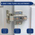 Burks 2 Pack Lazy Susan Hinge 90 Degree Pie Cut Bifold Cabinet Door Hinge Corner Cabinet Hinge