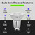 Feit Electric 4W LED MR16 GU10 Bulbs with 35W Equivalent, Dimmable, MR16 Bulbs, 22 Yrs. Lifetime, 300 Lumens, 3000K Warm White, 6 Packs - BPMR16/GU10/930CA/6