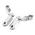 TCMT Highway Pegs Fit For Harley Touring Road King Street Glide Road Glide Electra Glide Softail Sportster Dyna with 1.25" Engine Guards