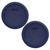 Pyrex 7201-PC 4-Cup Blue Food Storage Lid (2-Pack) - Made in USA