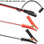 AAOTOKK Crocodile Clip Cable 16 AWG Wire Harness SAE to Battery Alligator Crocodile Clip12V DC Extension Cord with Switch and Fuse Box Quick Connect/Disconnect Snap Action Cable(2.4m/7.8ft -Fuse Box)
