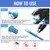 660 PCS Heat Shrink Butt Connectors Qibaok Crimp Electrical Wire Connector Waterproof Insulated Butt Splice Terminal for Automotive Marine Boat Truck Trailer Stereo