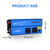 Power Inverter 12v to 110v 1000w: 1000 Watt Dc to Ac Converter Battery Inverters for Car Charger Adapter with Outlet Plug - Inverter with Cigarette Lighter for Car Truck Vehicles Rv Boat Home Auto