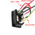 Antrader 2pcs AC250V 10A IEC320 C14 Inlet Panel Socket w Switch Fuse Holder