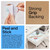 GORILLA GRIP® Peel and Stick Paper, Cabinet Liner, 11.8"x20' Spiral Turq