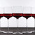 Luxbe - Crystal Wine Glasses Set 6, Red White Wine Large Glasses - 100% Lead-Free Glass - Pinot Noir - Burgundy - Bordeaux - 20.5-ounce
