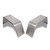 ECOTRIC Square Alloy Steel Trailer Fenders For 14"-16 Wheels