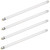 Bluex Bulbs F14T5/830 14W 22 Inch T5 Fluorescent Tube Light Bulb 3000K Warm White Mini Bi-Pin (G5) Base Straight Tube Light Bulb (4 Pack)