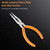 Rongon 5in Small Needle Nose Pliers,Long Nose Plier, Jewelry Plier Tool
